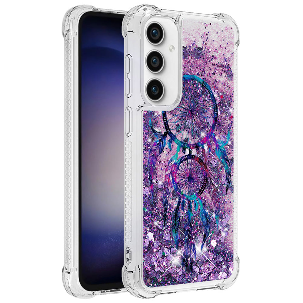 YB Quicksand Series-2 for Samsung Galaxy S23 FE Glitter Liquid Floating Case TPU Pattern Printing Phone Cover YB Quicksand Series-2 for Samsung Galaxy S23 FE Glitter Liquid Floating Case TPU Pattern Printing Phone Cover